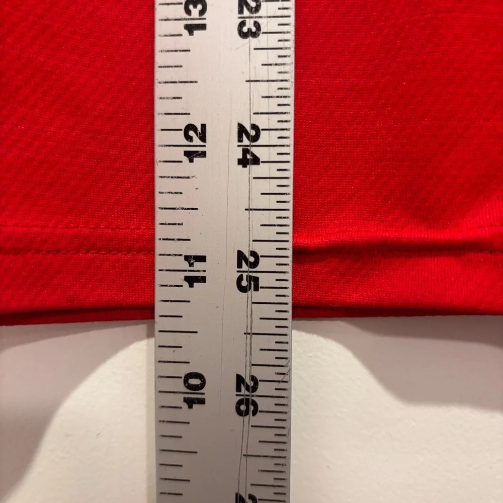 Nike Mens Dri-FIT Standard Fit Short Sleeve Training Shirt Red Small 1680